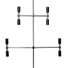 TWICE Ljusstake 9L 91cm Krom