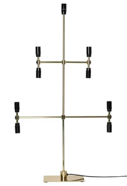 TWICE Ljusstake 9L 91cm Mässing