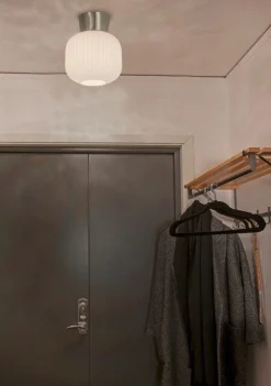 VANJA Plafond 20cm Vit/Stål