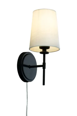 VERBIER Vägglampa 31cm Svart/Vit
