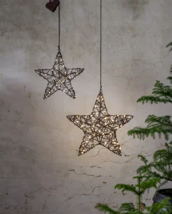 VICKE STAR Utomhusdekoration Batteri 30cm Svart IP44