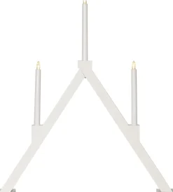 VIKA Ljusstake Batteri 64cm LED Vit