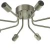 VINCENT Plafond 8L 60cm Antik Nickel