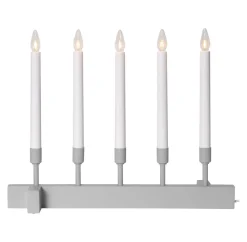 VIND Ljusstake 5L 40cm Beige