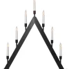 VIND Ljusstake 7L 63cm Svart