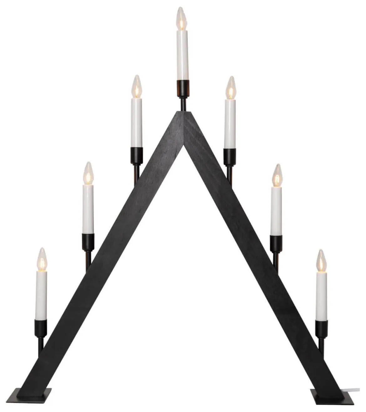 VIND Ljusstake 7L 63cm Svart
