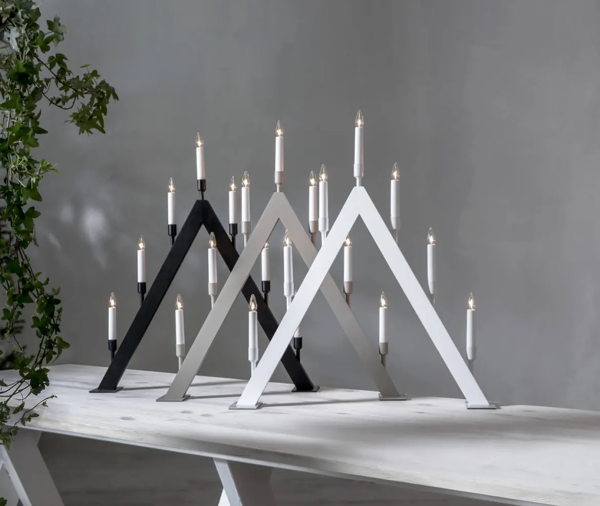 VIND Ljusstake 7L 63cm Svart