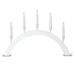 VIND Ljusstake 5L 57cm Vit