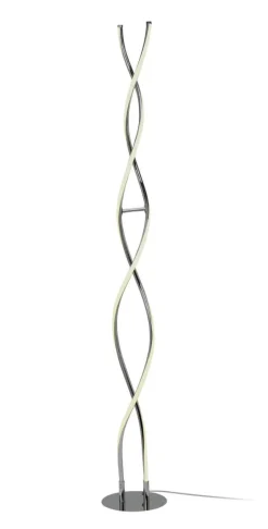 VINDLA LED Golvlampa 155cm Krom