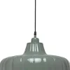 WELLS Taklampa 45cm Grön/Guld
