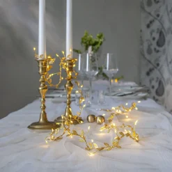 WINNY LjusslingaBatteri 2m 60LED Varmvit/Guld