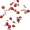 X-MAS Ljusslinga 90cm Röd