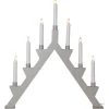 ZACK Träljusstake 7L 53cm Beige