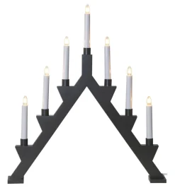 ZACK Träljusstake 7L 53cm Mist Grå